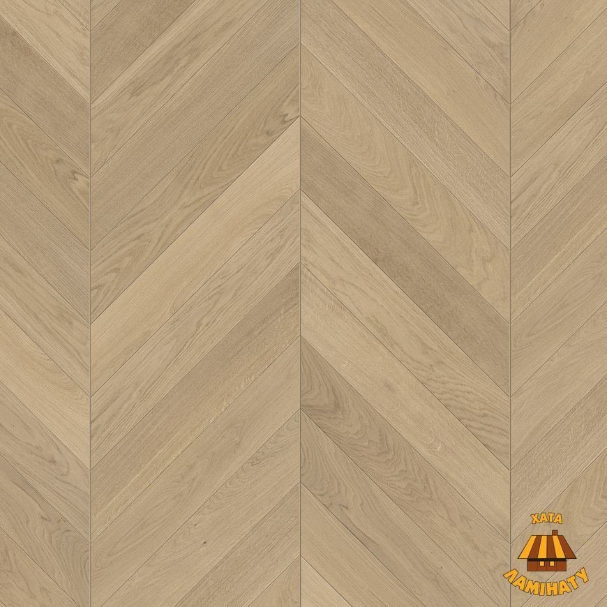 Дуб Chevron Oak White мат лак | Паркетна дошка Parador