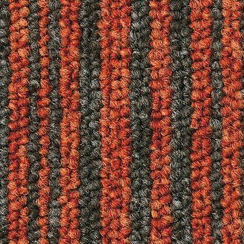 Килимова плитка Essence Stripe Tarkett AA91 5102, червона | Ковролін Tarkett