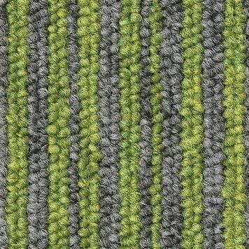 Килимова плитка Essence Stripe Tarkett AA91 7003, сіро-зелена | Ковролін Tarkett